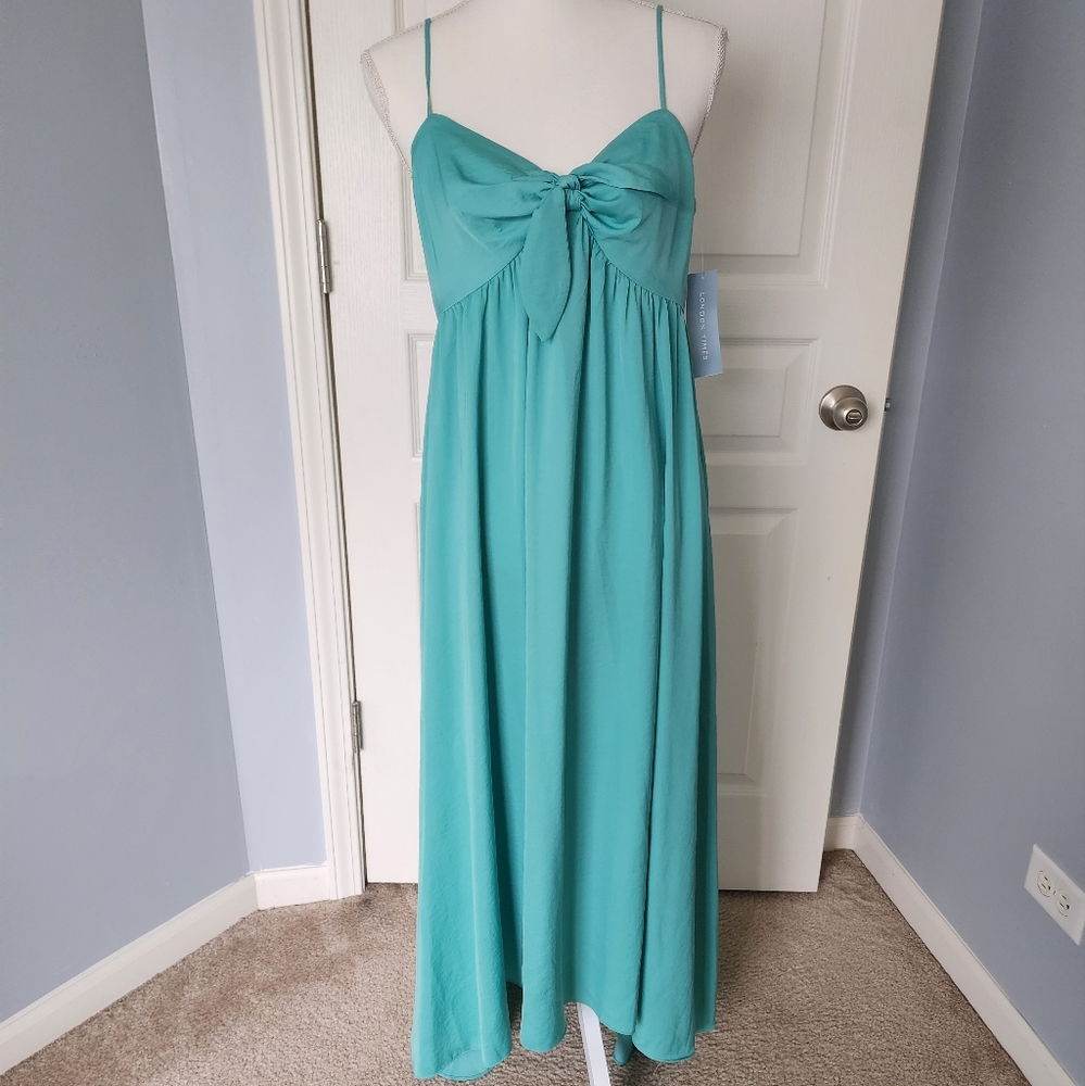 NWT- London Times Teal Dress Size 8